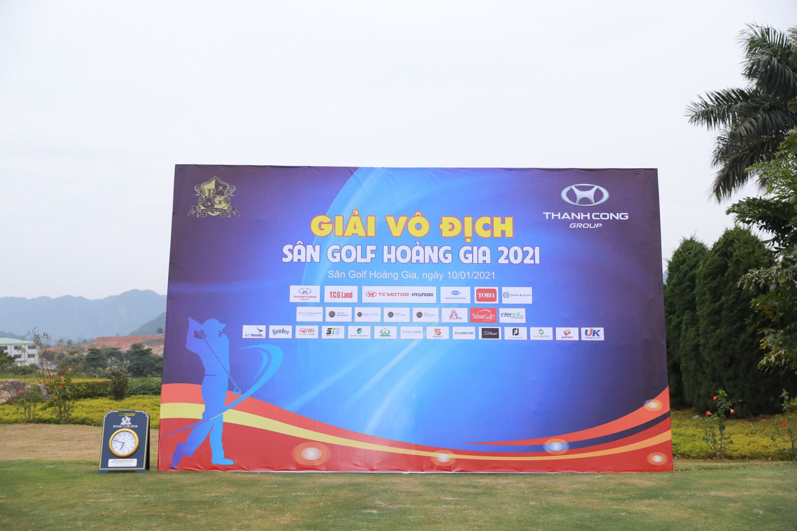 HTE tài trợ sự kiện " Vô địch sân Golf Hoàng Gia 2021"